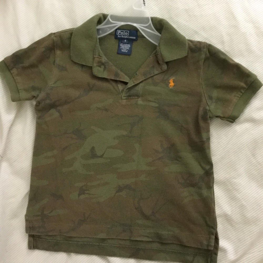 Camouflage Polo Shirt - size 4